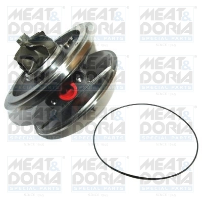 Core assembly, turbocharger